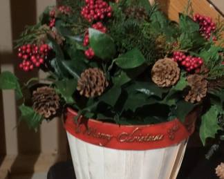 Christmas Basket Arrangement