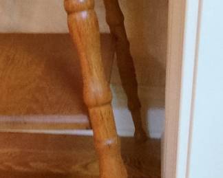 Victorian Spool Turned Accent Table second image