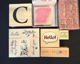 Assorted Rubber Stamps