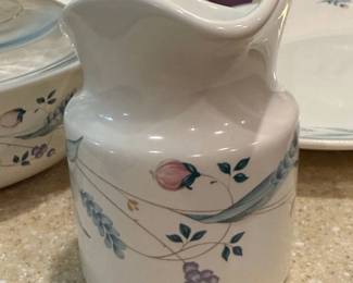 Pfaltzgraff April Casserole Dish, Spoon Holder, and Creamer third image