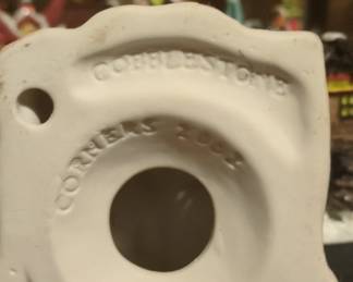 Cobblestone Corners Church Ceramic Christmas Village House third image