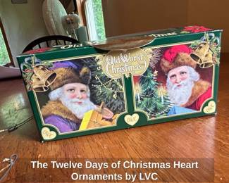 The Twelve Days of Christmas Heart Ornaments by LVC fifth image