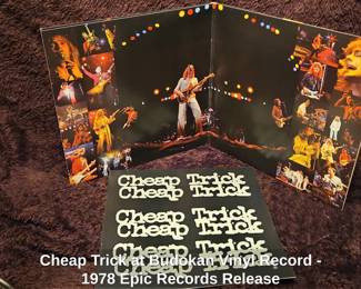 Cheap Trick at Budokan Vinyl Record  Epic Records Release third image