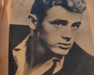 Vintage Elvis Presley and James Dean Memorabilia Scrapbook with Autographed Photo third image