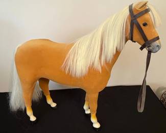 American Girl Palomino Horse with Bridle and Reins