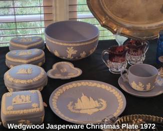 Wedgwood Jasperware Christmas Plate