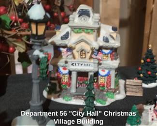 Department City Hall Christmas Village Building