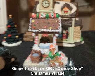 Gingerfrost Lane Candy Shop Christmas Village
