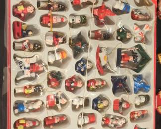 Piece Kurt S. Adler Wooden Christmas Ornament Set