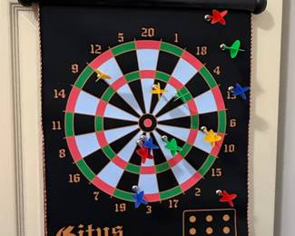Gitus Fabric Dartboard with Darts
