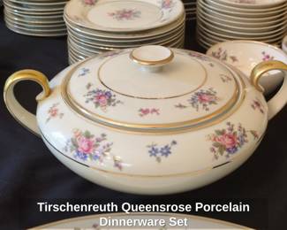 Tirschenreuth Queensrose Porcelain Dinnerware Set third image