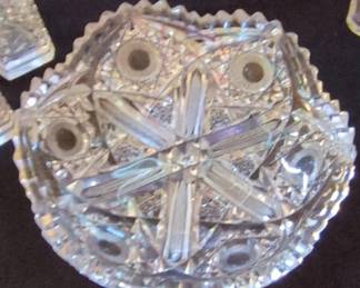 American Brilliant Cut Glass Bowl
