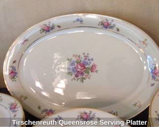 Tirschenreuth Queensrose Serving Platter