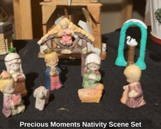 Precious Moments Nativity Scene Set