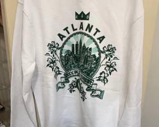 Mitchell  Ness Atlanta City in Forest Graphic Sweatshirt