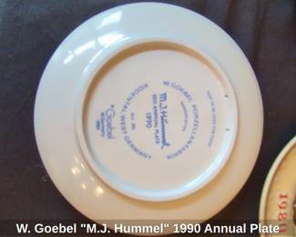 W. Goebel M.J. Hummel Annual Plate second image