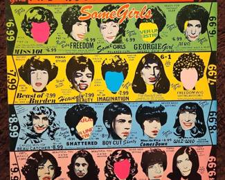 The Rolling Stones Some Girls Album Sleeve and Vinyl