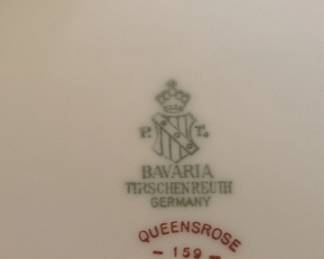 Tirschenreuth Bavaria Queensrose Germany Dinnerware Set second image