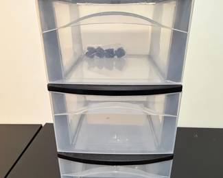Sterilite Drawer Plastic Organizer Unit