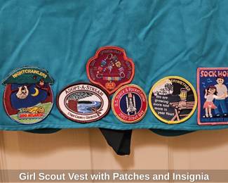 Girl Scout Vest with Patches and Insignia third image