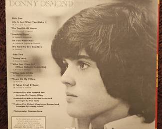 Donny Osmond Alone Together Vinyl Record second image
