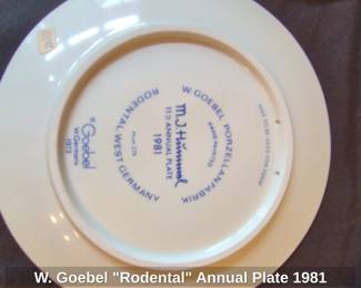 W. Goebel Rodental Annual Plate second image