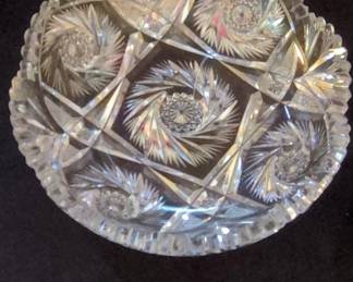 American Brilliant Cut Glass Bowl B