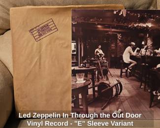 Led Zeppelin In Through the Out Door Vinyl Record  E Sleeve Variant second image