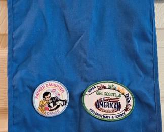 Daisy Girl Scouts Blue Tunic Apron Smock Vest second image