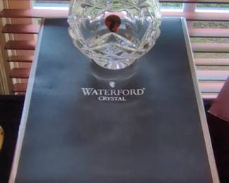 Waterford Crystal With Love Hurricane Candle Holder