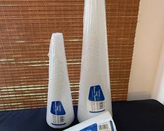 FloraCraft Foam Cones Set of ., ., .