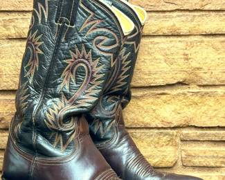 Vintage Men's Nacona Western Cowboy Boots