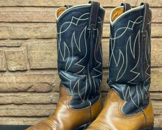 Vintage Men's Nacona Texas Western Cowboy Boot