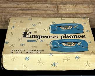 Vintage Empress Toy telephones set