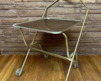 Mid Century Serving Cart