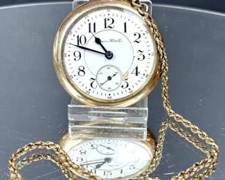 Antique Pocket Watch by the Hampden Watch Company