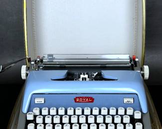 A second vintage portable Royale Typewriter