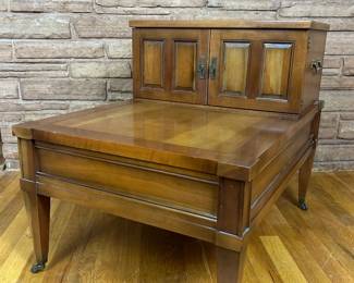 Mid Century Stepback End Table by Brandt Furntirue of Maryland