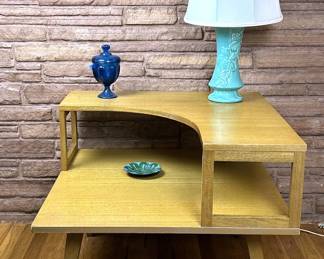 Mid Century Modern Corner End Table