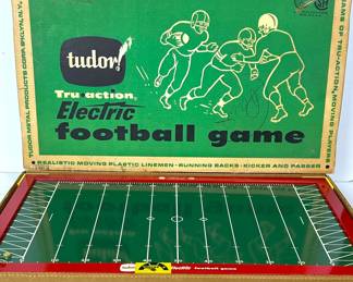 Vintage 1960s Tru Action Electric Football Game by Tudor