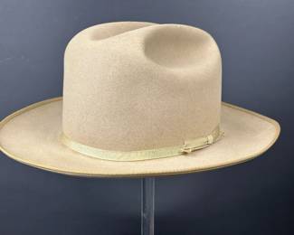 Mid Century Stetson Men's Western Felt Hat - LBJ Style