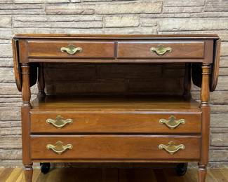 Mid Century Serving Cart by Statton 