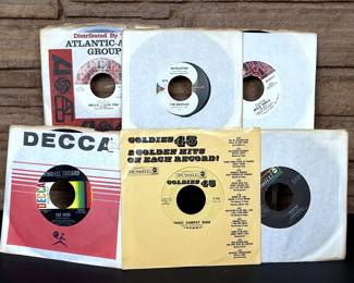Vintage 1960s 45 Records, The Doors, The Beatles, Steppenwolf, The Who