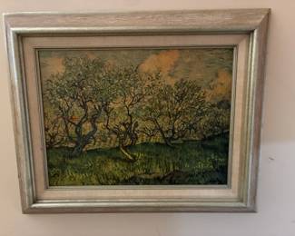Art print reproduction of "Orchard in Blossom" by Vincent van Gogh