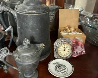 Antique silver plated coffee/ tea pot