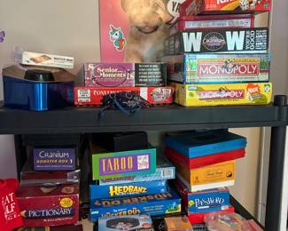 Large selection of board games