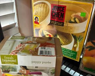 Joyce Chen Bamboo Steamer Basket and Peppy Puree