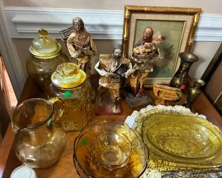 Amber glass collection