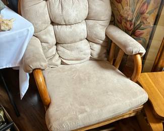 Rocker with ottoman