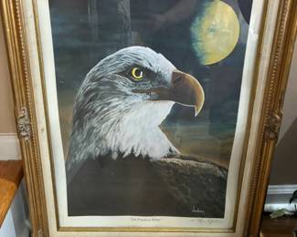 Vintage Print of "Let Freedom Reign" by Alice Jenkins